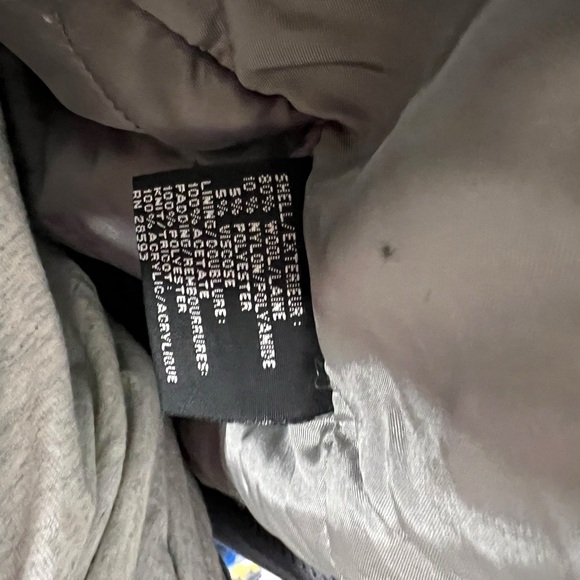 VTG Members Only Jacket Mens Large 40 Black Bomber Coat Full Zip Adult 90s Wool - Picture 9 of 15